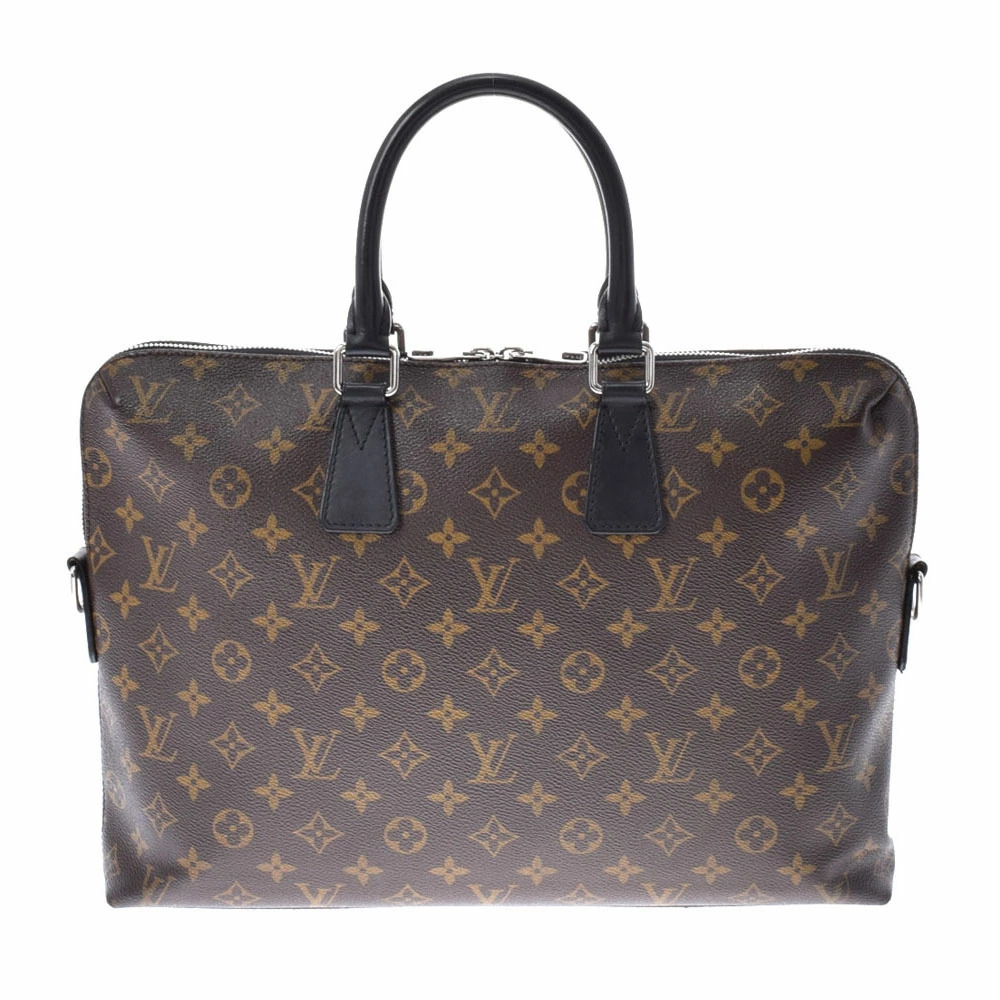 LOUIS VUITTON Macassar Brown PDJ Brown Monogram Canvas Bag